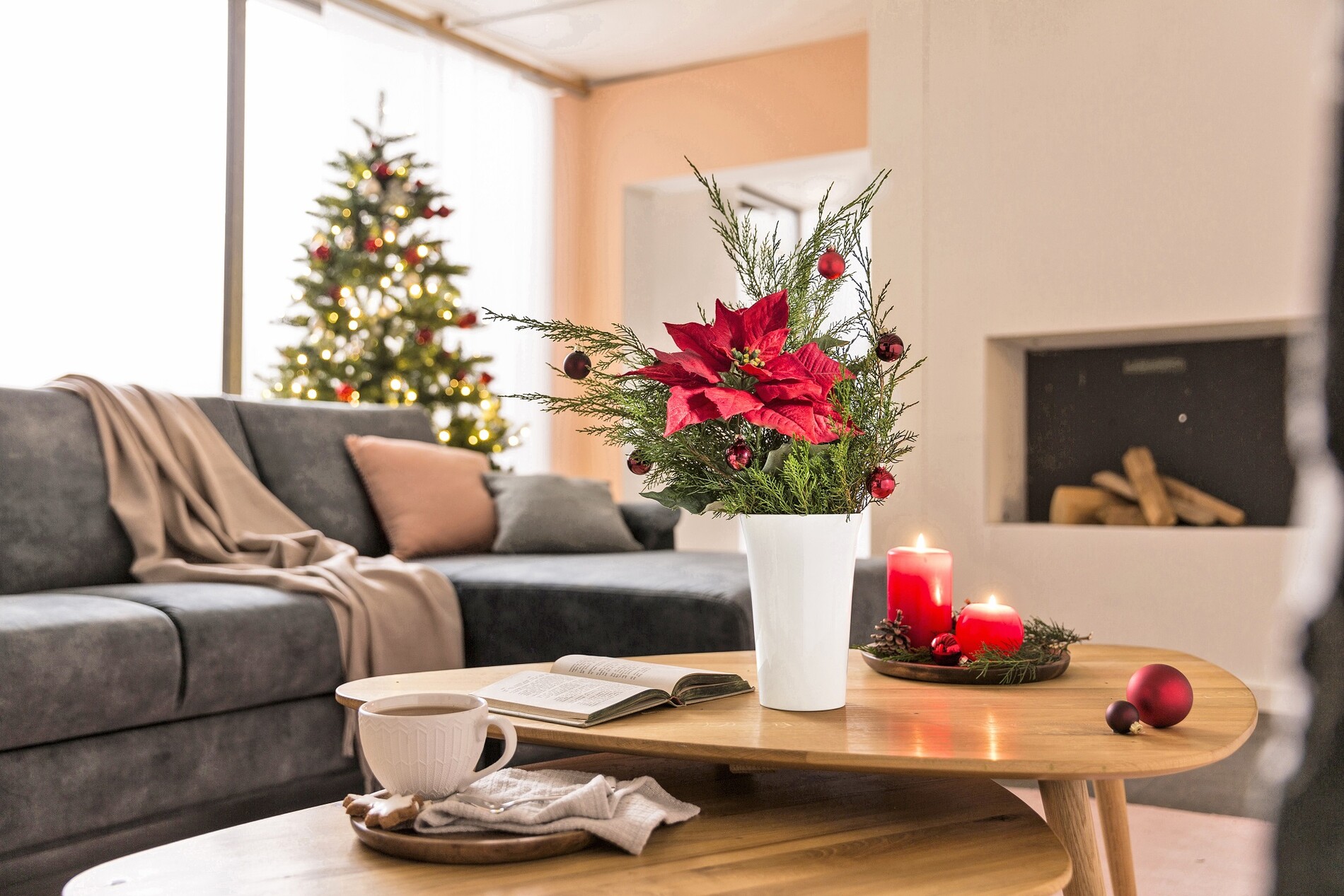 Weihnachtliches Wohnzimmer: So in wird festlich es Zuhause Ihrem